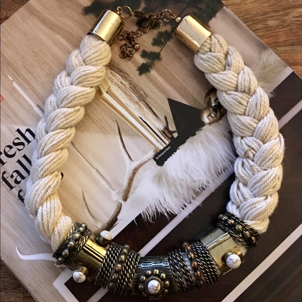 Braided Statement Necklace